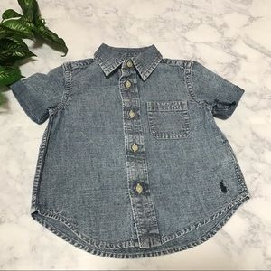💰SOLD💰 Baby Boy Ralph Lauren Polo Denim Oxford